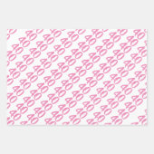 40歳と素晴らしい – おもしろいピンク40歳の誕生日 ラッピングペーパーシート (正面2)