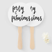 40歳と素晴らしい – おもしろい40歳の誕生日 ハンドファン (正面&裏面)