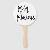 40歳と素晴らしい – おもしろい40歳の誕生日 ハンドファン (正面)