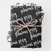 40歳と素晴らしい – おもしろい40歳の誕生日 ラッピングペーパーシート (インサイチュ)