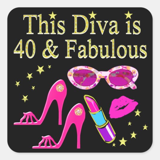 40歳と素晴らしいDIVA スクエアシール (正面)