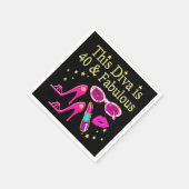 40歳と素晴らしいDIVA スタンダードカクテルナプキン (角)