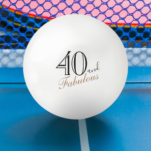 40歳と素晴エレガントらしい脚本40歳の誕生日 卓球ボール