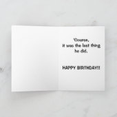 40歳になったか?あなたはまだ古くはない!私は知っている… カード (内部)