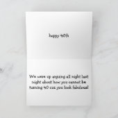 「40歳にはなれない」と主張する カード (内部)