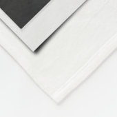 40歳のお母さんフォトコラージュテンプレート白 フリースブランケット (角)