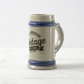 40歳のヴィンテージ ビールジョッキ (正面右)