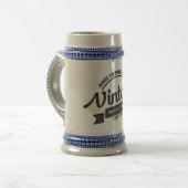 40歳のヴィンテージ ビールジョッキ (正面左)