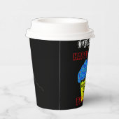 40歳の丘を越える青いカップケーキ風船 紙コップ (右)