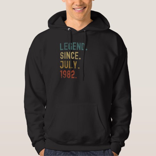 40歳の伝説1982年7月40日の誕生日 パーカ (正面)