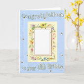 40歳の国 カード (黄色い花)