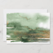 40歳の夏のトロピカルグリーンお誕生日パーティー 招待状 (裏面)