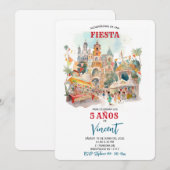 40歳の女性の誕生日パーティーへの招待状です。 招待状 (正面/裏面)