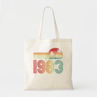 40歳の男の子の女の子ギフトヴィンテージ1983 40th Bir トートバッグ