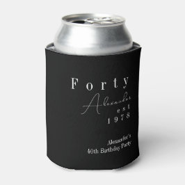 40歳の白黒党のお願い 缶クーラー