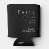 40歳の白黒党のお願い 缶クーラー (裏面)