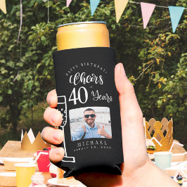 40歳の節目の誕生日を祝って スリム缶クーラー