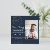 40歳の華麗なるお祝い 招待状 (スタンド正面)