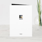 40歳の誕生日あなたの光が聖書の文字を輝かせ カード (裏面)