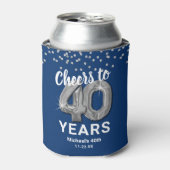 40歳の誕生日おめでとうございます 缶クーラー (缶正面)