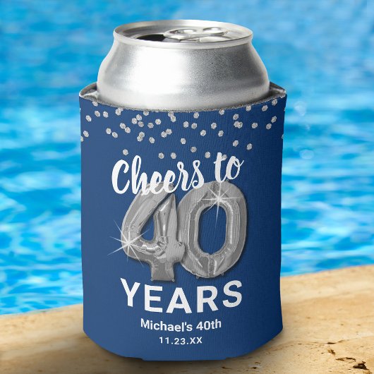 40歳の誕生日おめでとうございます 缶クーラー