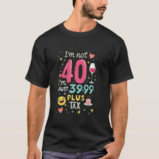 40歳の誕生日おめでとうございます Tシャツ