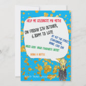 40歳の誕生日おめでとうアーティスト招待ヤバイ 招待状 (裏面)