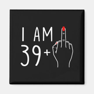 40歳の誕生日おめでとう39+1中指 マグネット