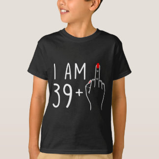 40歳の誕生日おめでとう39+1中指 Tシャツ