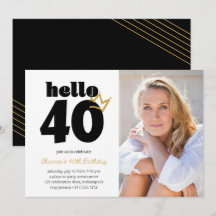 40歳の誕生日おめでとう クラウンハンドル カスタム写真