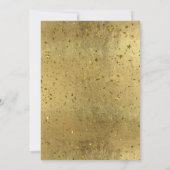 40歳の誕生日おめでとう ゴールドバルーンで40年を祝おう 招待状 (裏面)