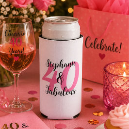 40歳の誕生日おめでとう スリム缶クーラー