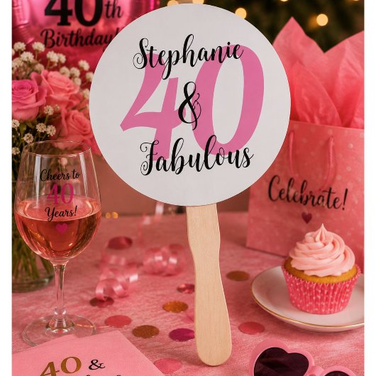 40歳の誕生日おめでとう ハンドファン