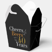 40歳の誕生日おめでとう バーと乾杯 フェイバーボックス (見開き)
