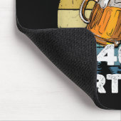 40歳の誕生日おめでとう ビールくれ マウスパッド (コーナー)