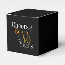 40歳の誕生日おめでとう ビールで乾杯