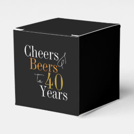 40歳の誕生日おめでとう ビールで乾杯 フェイバーボックス