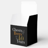 40歳の誕生日おめでとう ビールで乾杯 フェイバーボックス (オープン)