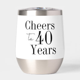 40歳の誕生日おめでとう ブラック&ホワイト パーティーファーバー