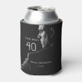 40歳の誕生日おめでとう 氏名 推定誕生年  缶クーラー (缶正面)
