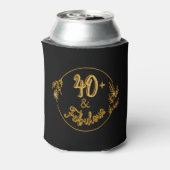 40歳の誕生日おめでとう！ 缶クーラー (缶裏面)
