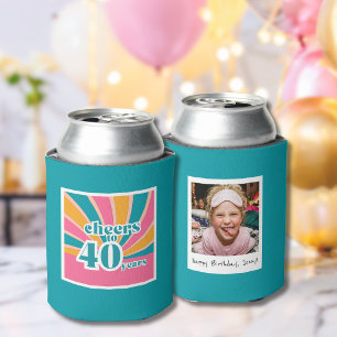 40歳の誕生日おめでとう 40年の軌跡 缶クーラー