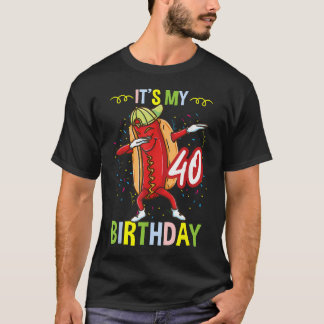 40歳の誕生日おめでとう Tシャツ