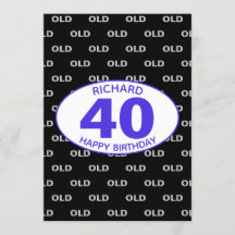 40歳の誕生日おもしろいブラックOLD Any Age