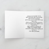 40歳の誕生日にメールや文字を打つ救済 カード (内部)