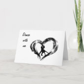 40歳の誕生日に私と一緒に踊る カード (正面)