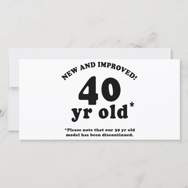 40歳の誕生日に贈り物 (正面)