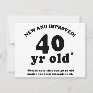 40歳の誕生日に贈り物 カード