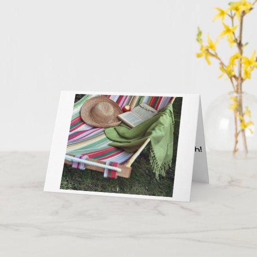 40歳の誕生日に「丘の上」楽しむを作った カード (黄色い花)