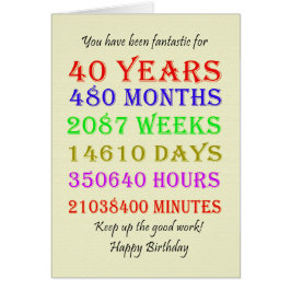 40歳の誕生日のマイルストーン